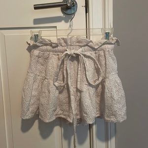 White skort- white fox boutique